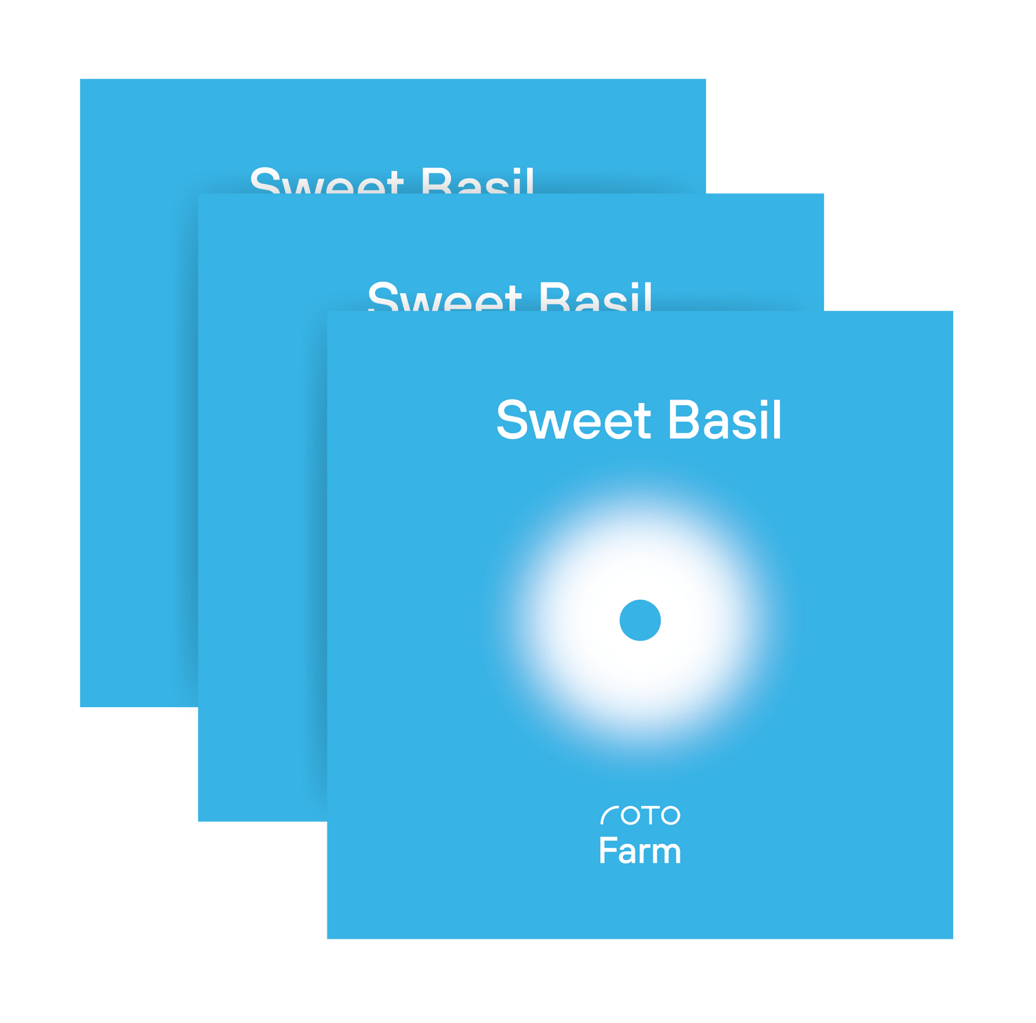 Sweet Basil 3-Pack for Roto Farm